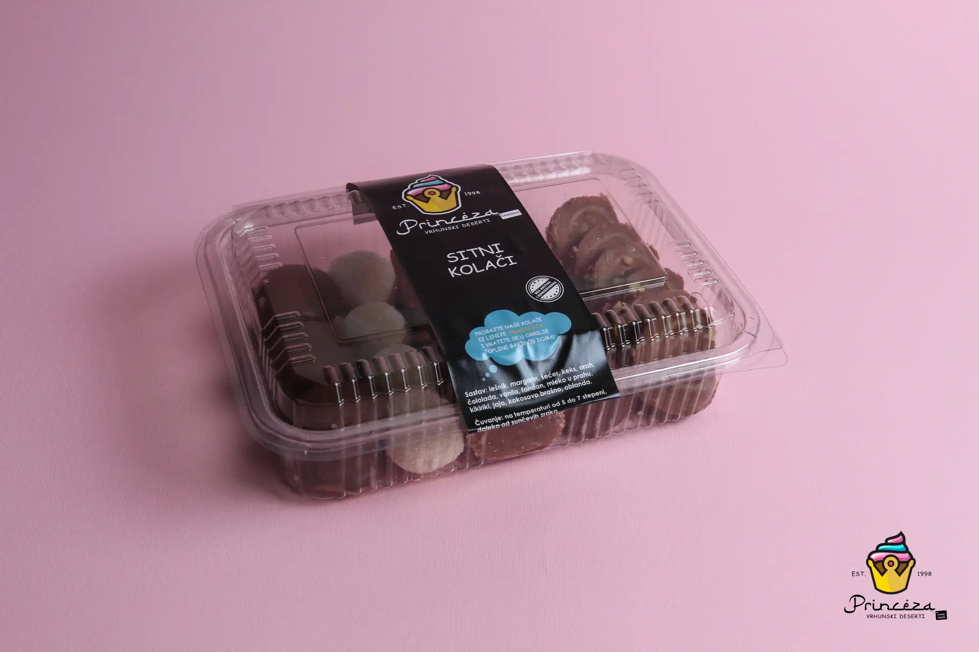 Pakovanje mrsnih sitnih kolača